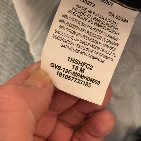 NWT RIDERS BY LEE High Rise Skinny Ankle 3 Button Jeans size 18M - Picture 5 of 13